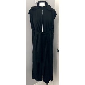 Authentic Thomas Wylde Black Hooded Cashmere Robe